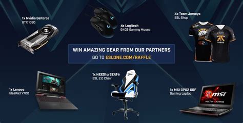 esl one raffle|ESL TV.